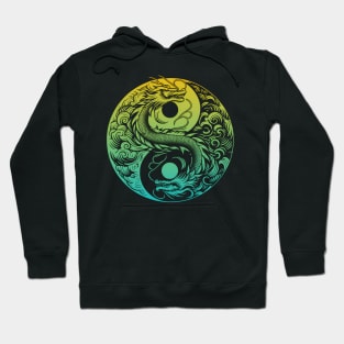 Yin yang dragon Hoodie